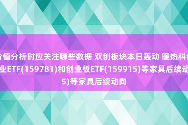 价值分析时应关注哪些数据 双创板块本日轰动 暖热科创创业ETF(159781)和创业板ETF(159915)等家具后续动向